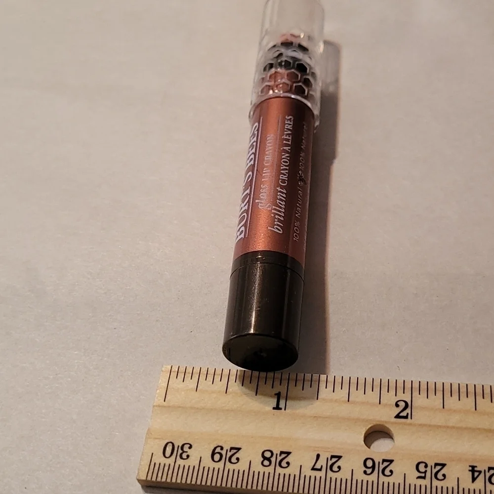 Burt's Bees Gloss Lip Crayon 2 Pack NEW